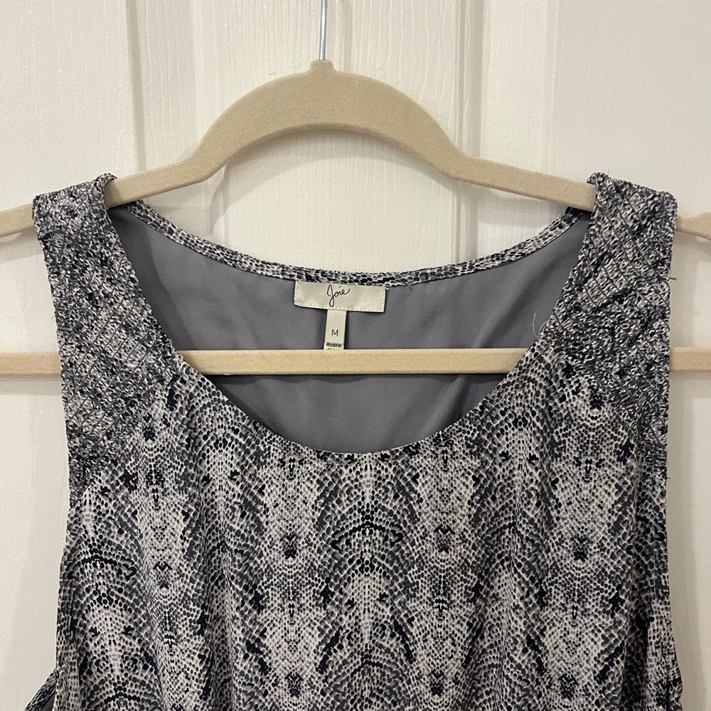 Joie Drop Waist Gray Dress - Picture 4 of 9